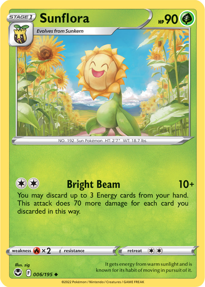 Sunflora - Silver Tempest 006/195 - Uncommon