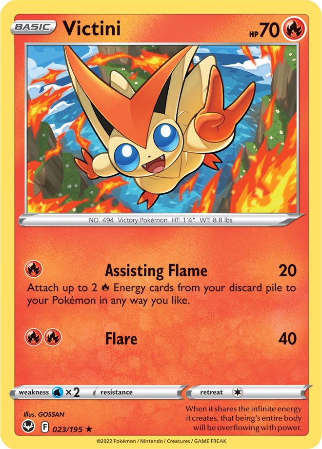Victini - Silver Tempest 023/195 - Rare