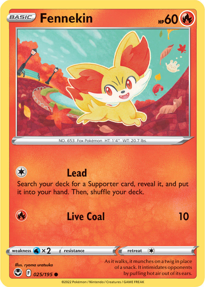 Fennekin - Silver Tempest 025/195 - Common