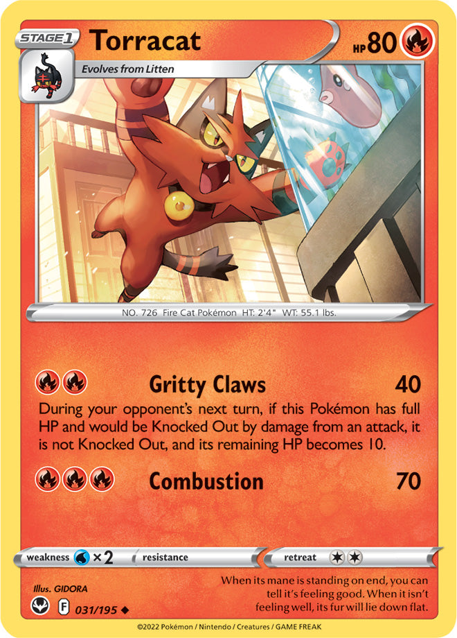 Torracat - Silver Tempest 031/195 - Uncommon