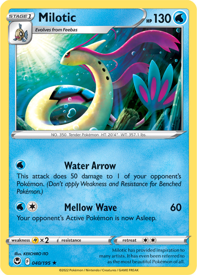 Milotic - Silver Tempest 040/195 - Rare