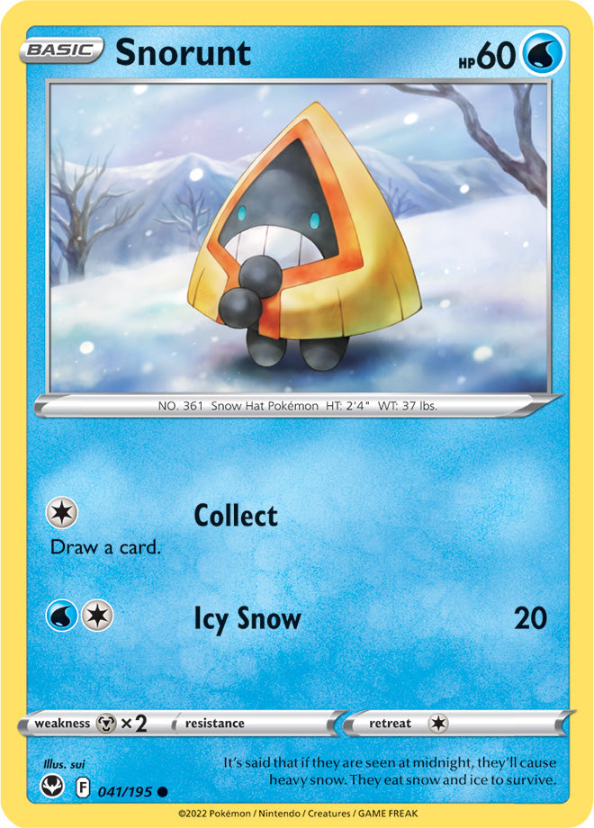 Snorunt - Silver Tempest 041/195 - Common