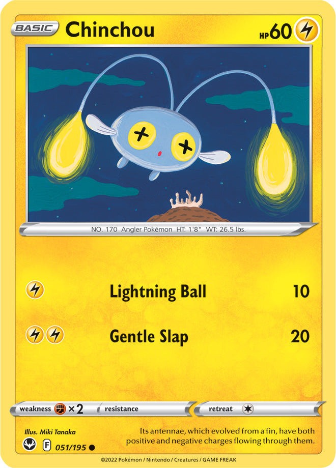 Chinchou - Silver Tempest 051/195 - Common