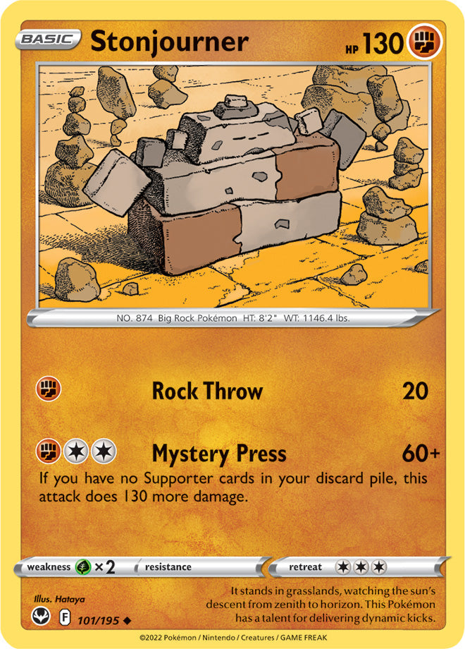 Stonjourner - Silver Tempest 101/195 - Uncommon