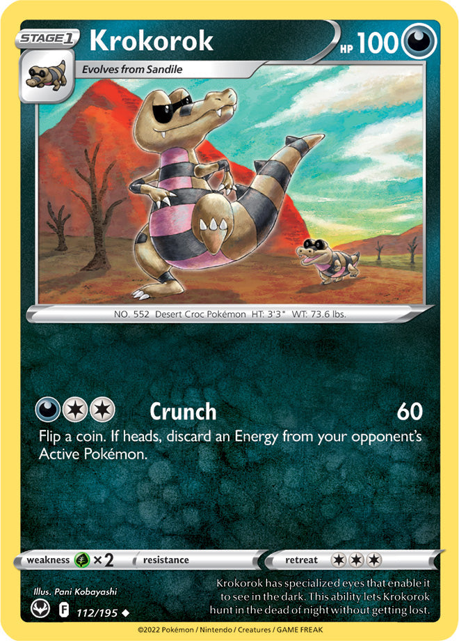 Krokorok - Silver Tempest 112/195 - Uncommon