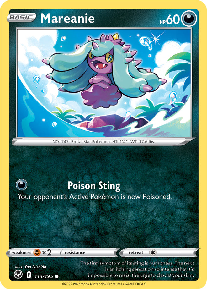 Mareanie - Silver Tempest 114/195 - Common