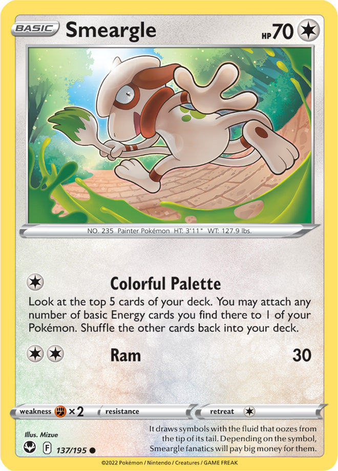 Smeargle - Silver Tempest 137/195 - Common