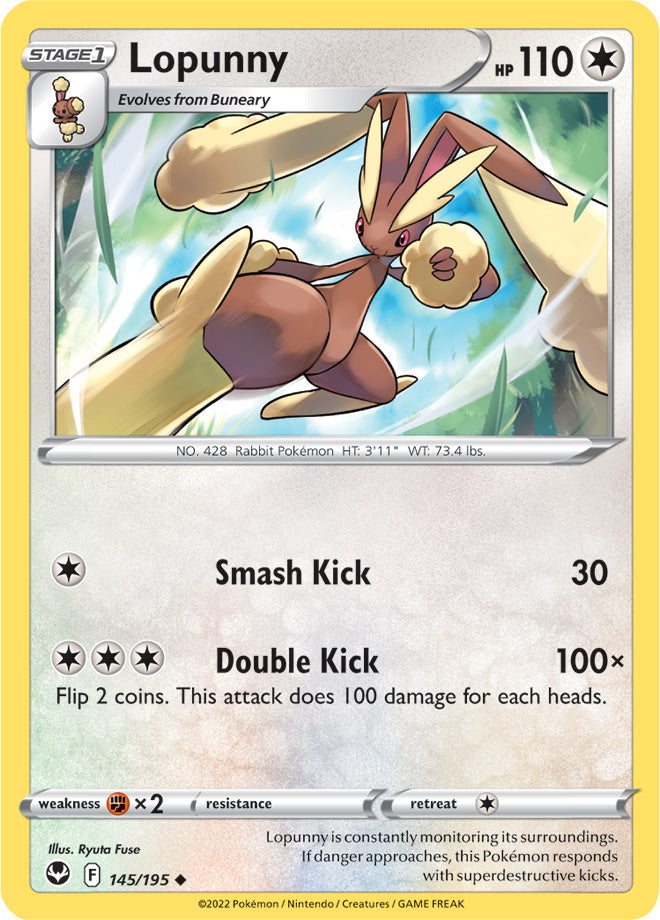 Lopunny - Silver Tempest 145/195 - Uncommon