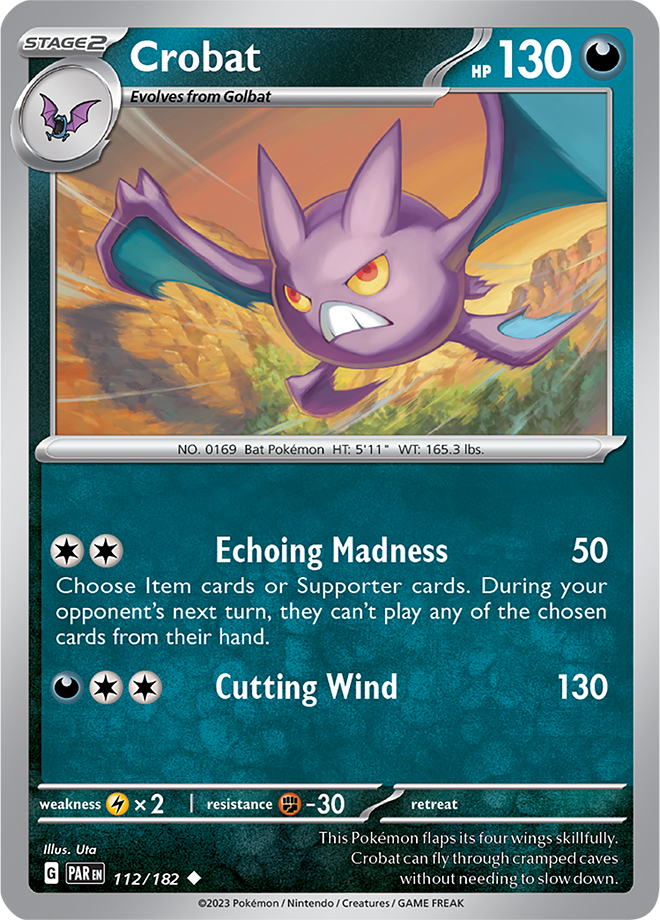 Crobat - Paradox Rift - 112/182 - Uncommon