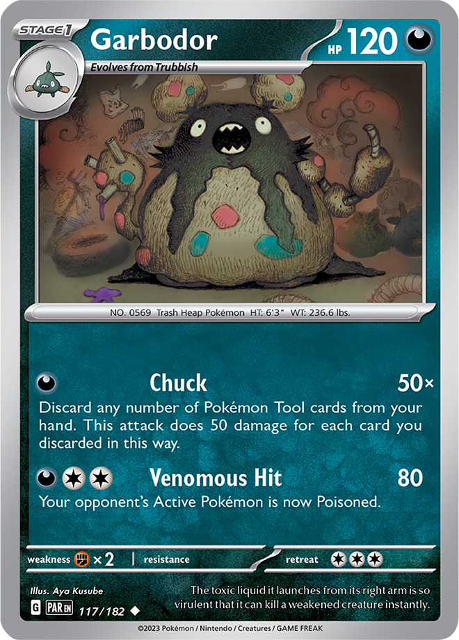 Garbodor - Paradox Rift - 117/182 - Uncommon