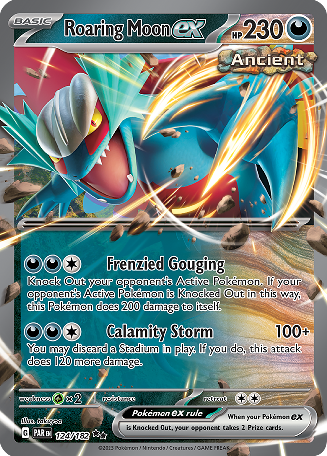 Roaring Moon ex - Paradox Rift - 124/182 - Double Rare