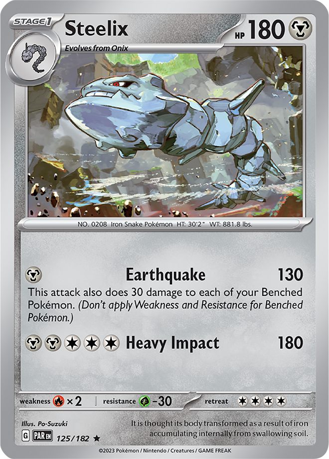 Steelix - Paradox Rift - 125/182 - Rare