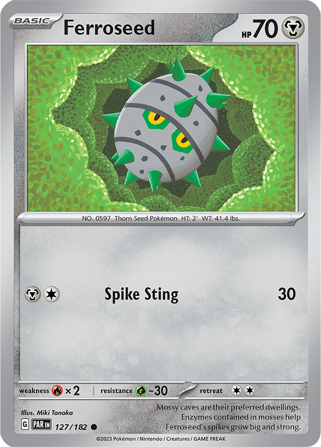 Ferroseed - Paradox Rift - 127/182 - Common