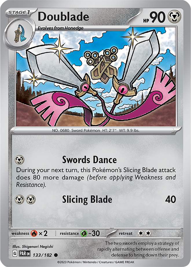 Doublade - Paradox Rift - 133/182 - Common