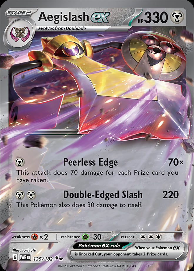 Aegislash ex - Paradox Rift - 135/182 - Double Rare