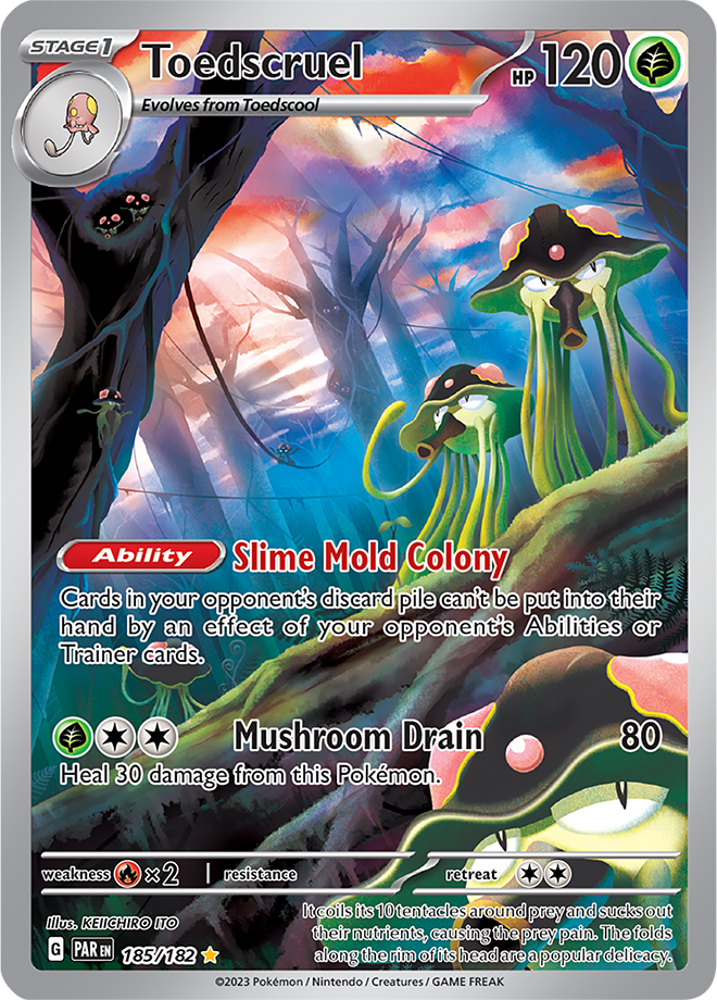 Toedscruel - Paradox Rift - 185/182 - Illustration Rare