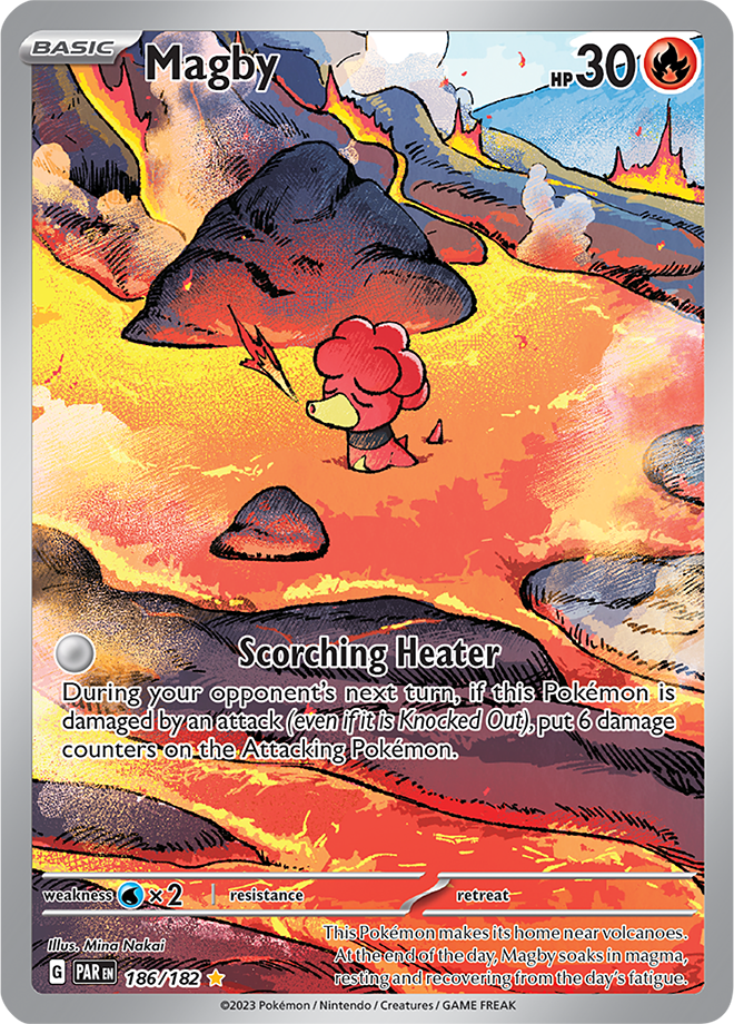 Magby - Paradox Rift - 186/182 - Illustration Rare
