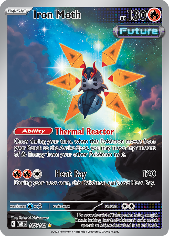 Iron Moth - Paradox Rift - 187/182 - Illustration Rare