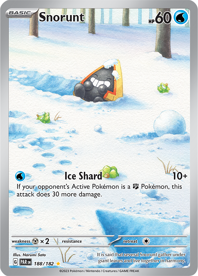 Snorunt - Paradox Rift - 188/182 - Illustration Rare