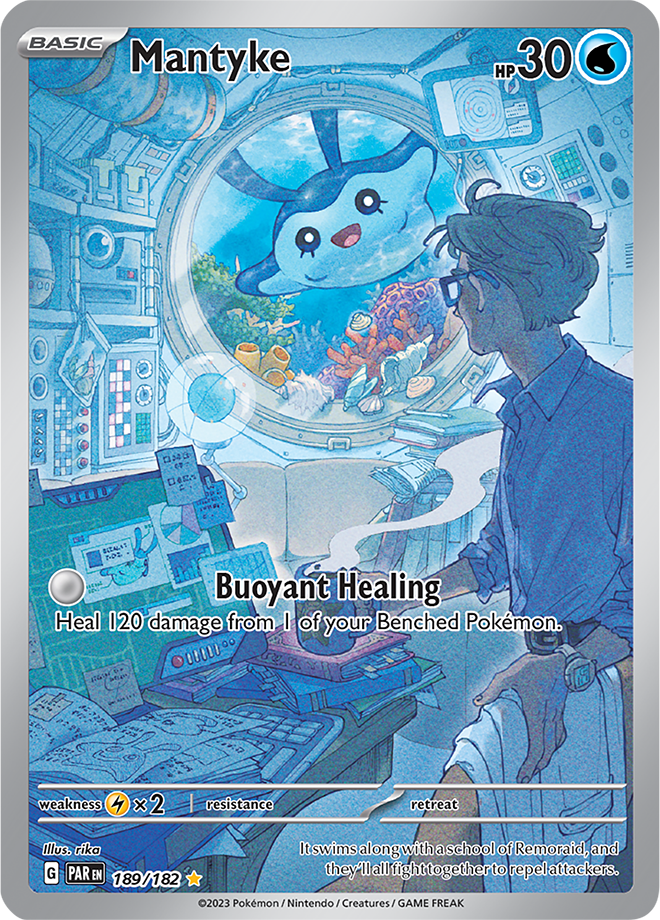 Mantyke - Paradox Rift - 189/182 - Illustration Rare