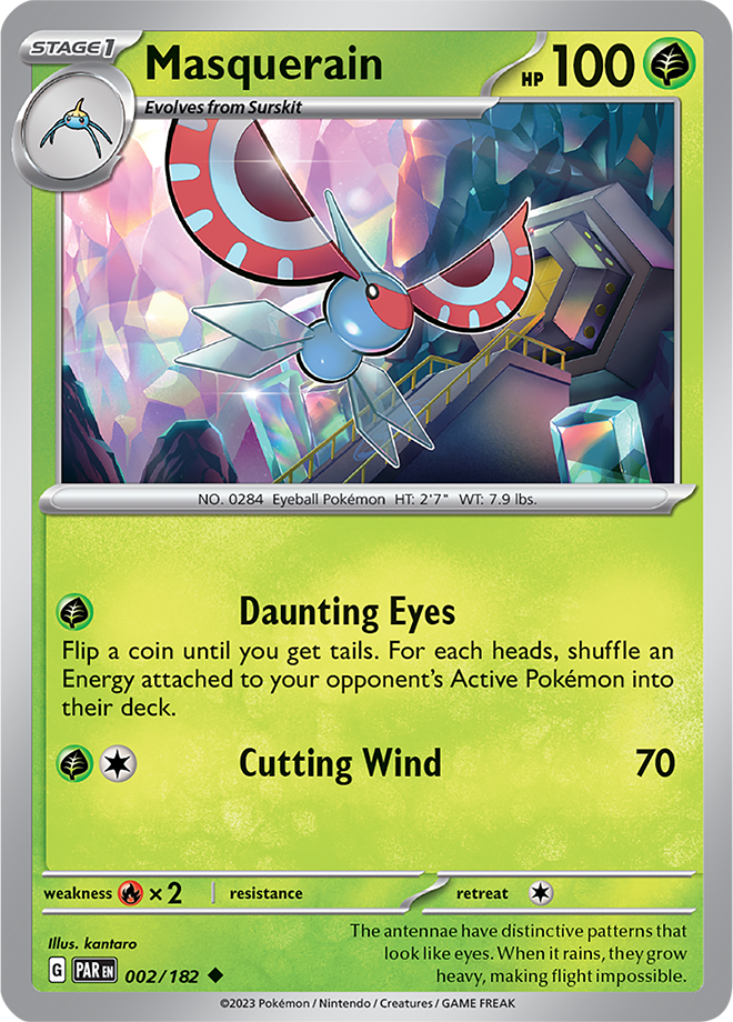 Masquerain - Paradox Rift - 002/182 - Uncommon
