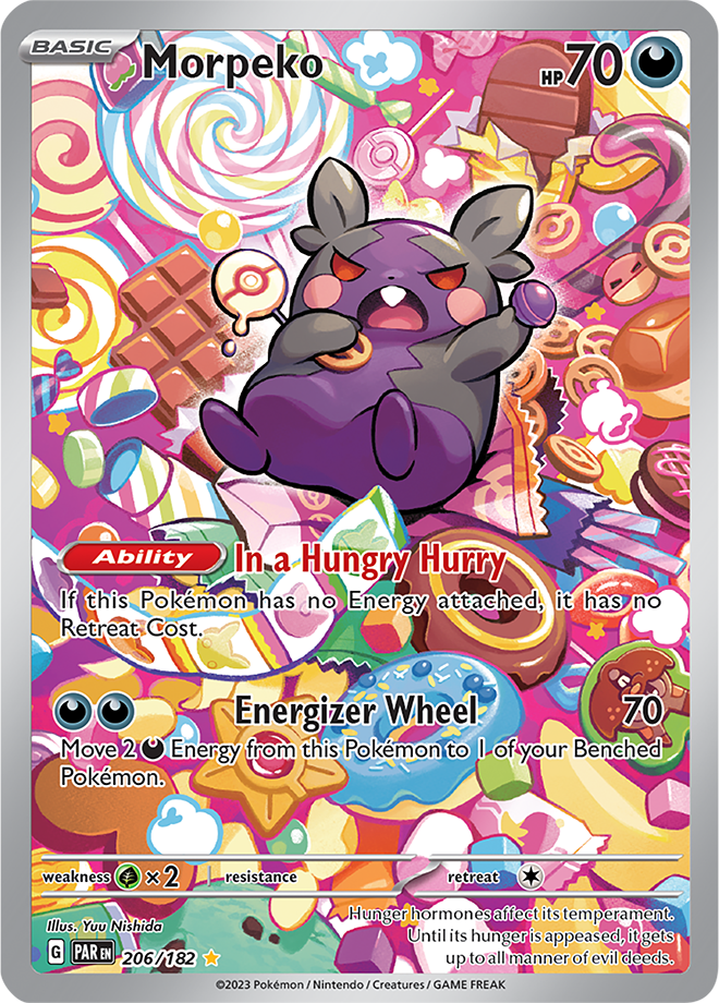 Morpeko - Paradox Rift - 206/182 - Illustration Rare