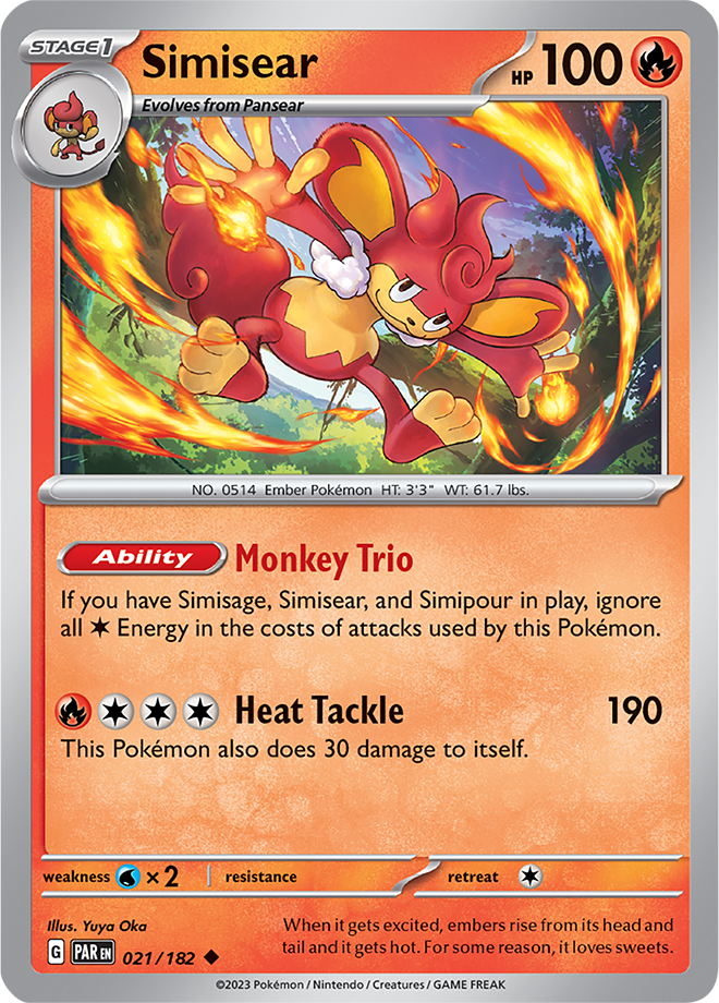 Simisear - Paradox Rift - 021/182 - Uncommon
