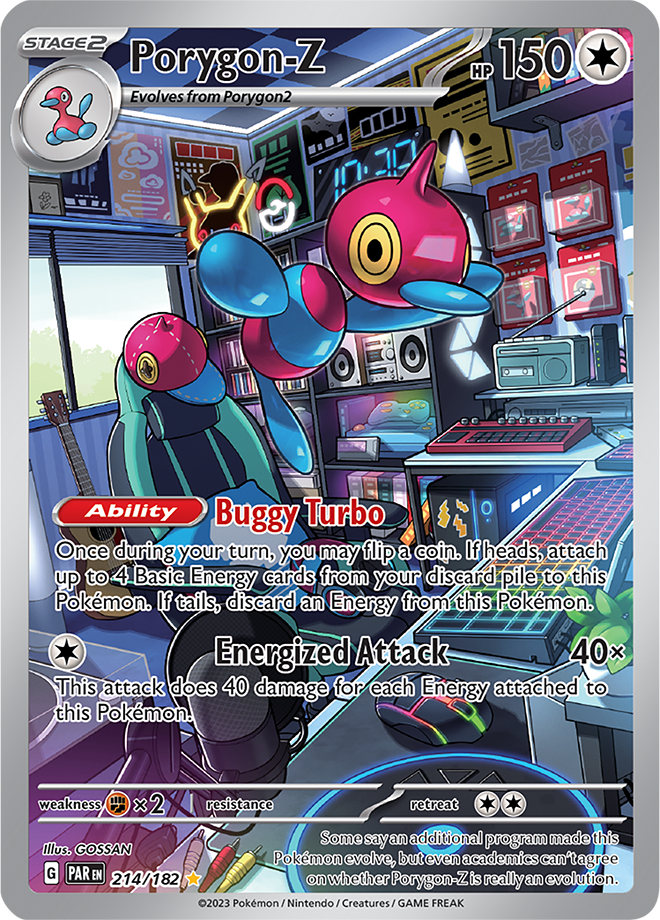 Porygon-Z - Paradox Rift - 214/182 - Illustration Rare
