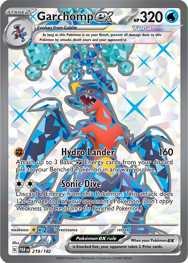 Garchomp ex - Paradox Rift - 219/182 - Full Art