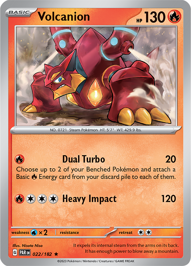 Volcanion - Paradox Rift - 022/182 - Rare