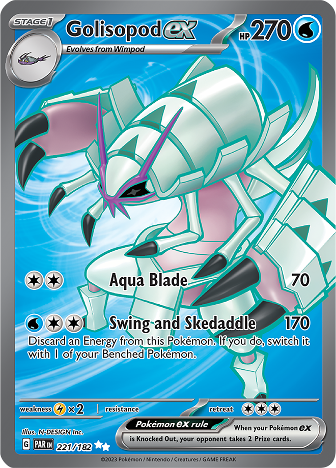 Golisopod ex - Paradox Rift - 221/182 - Full Art