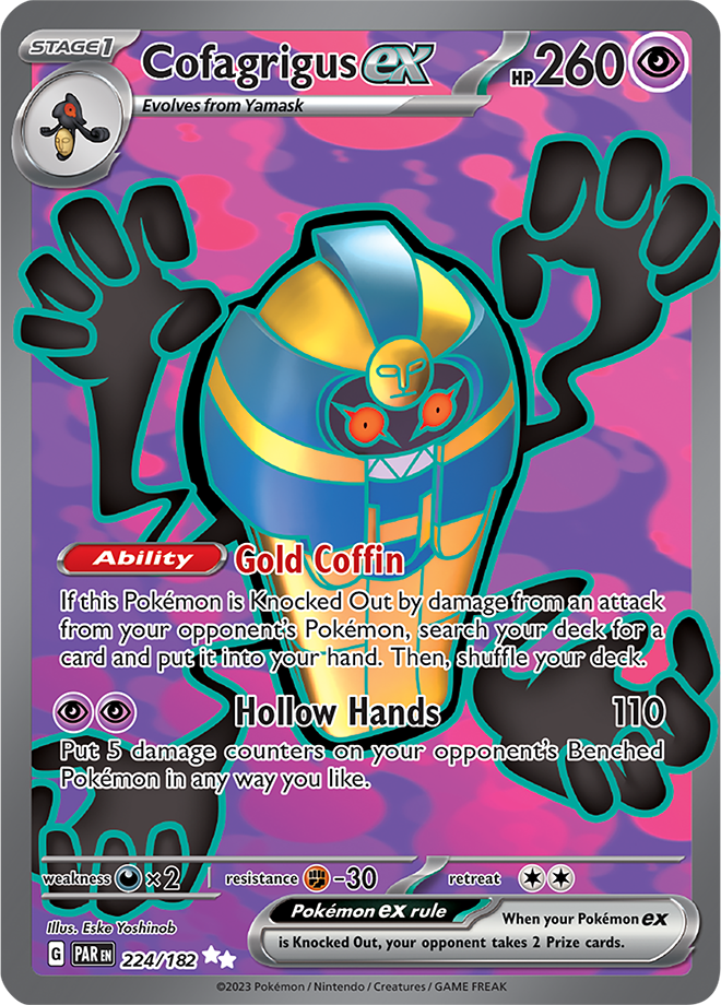 Cofagrigus ex - Paradox Rift - 224/182 - Full Art