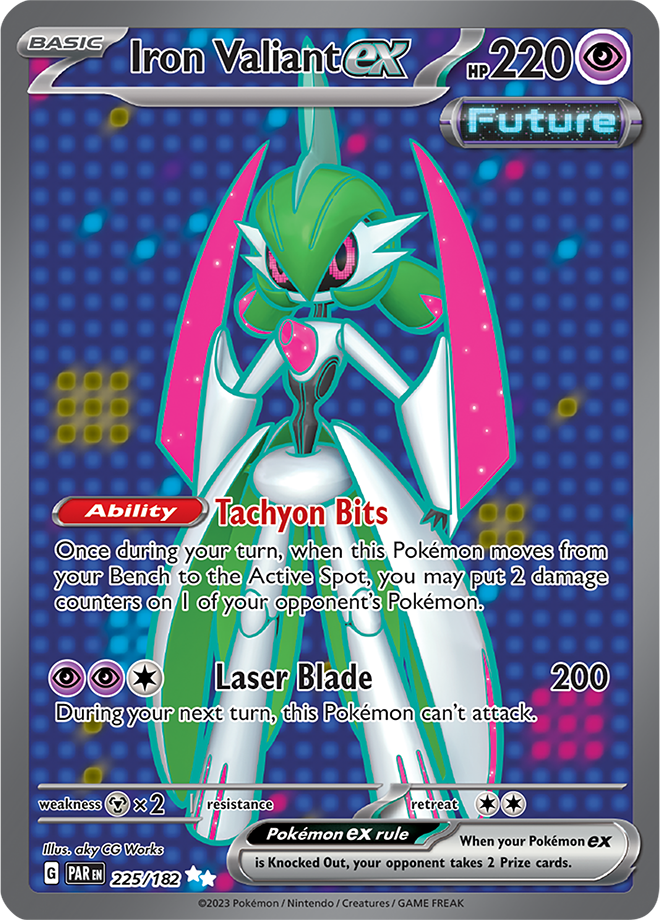 Iron Valiant ex - Paradox Rift - 225/182 - Full Art