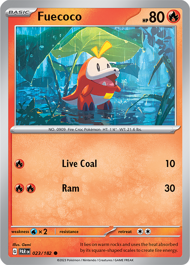 Fuecoco - Paradox Rift - 023/182 - Common