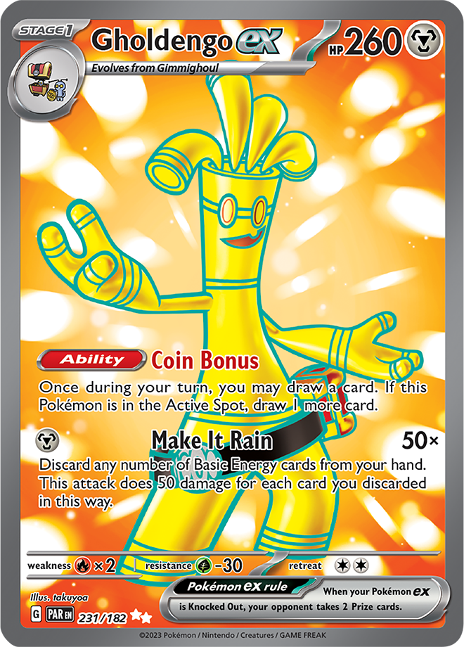Gholdengo ex - Paradox Rift - 231/182 - Full Art