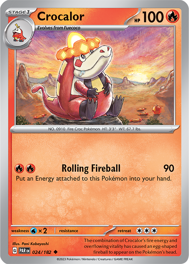 Crocalor - Paradox Rift - 024/182 - Uncommon
