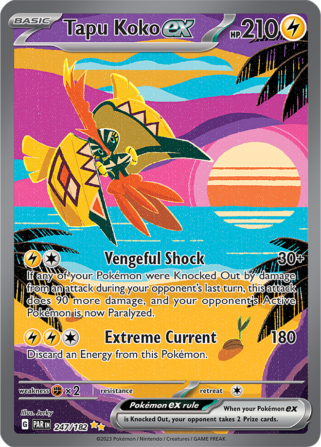 Tapu Koko ex - Paradox Rift - 247/182 - Special Illustration Rare