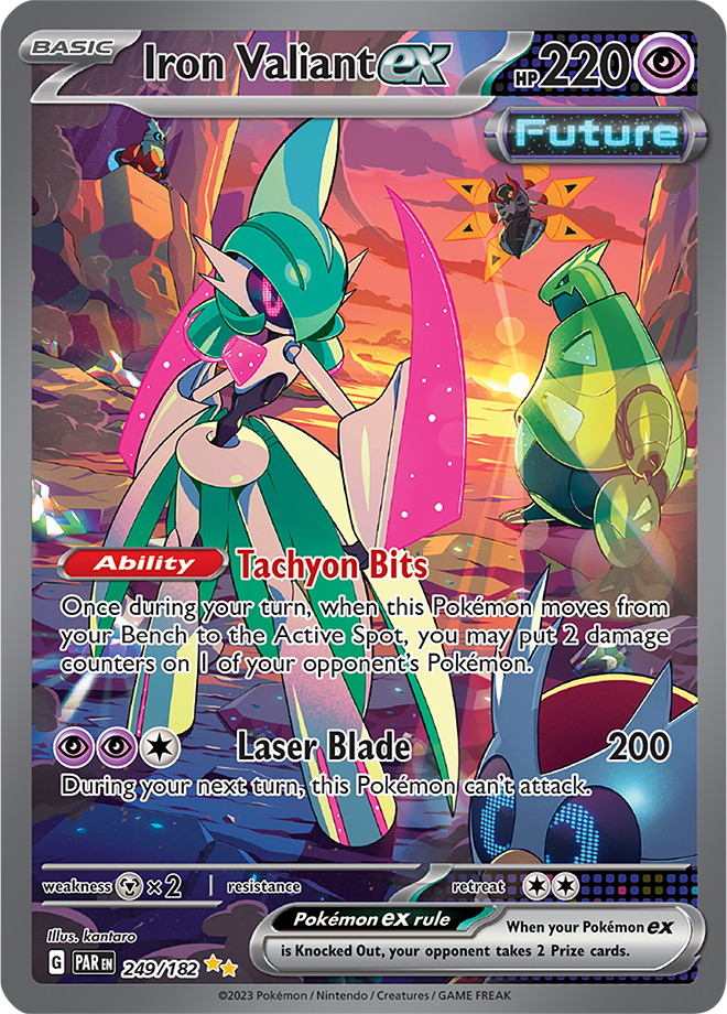 Iron Valiant ex - Paradox Rift - 249/182 - Special Illustration Rare