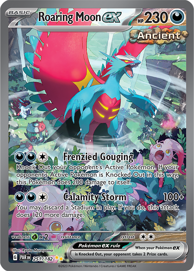 Roaring Moon ex - Paradox Rift - 251/182 - Special Illustration Rare