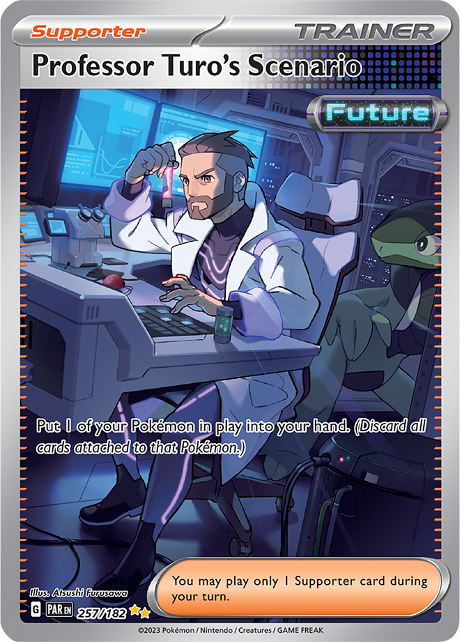 Professor Turo's Scenario - Paradox Rift - 257/182 - Special Illustration Rare