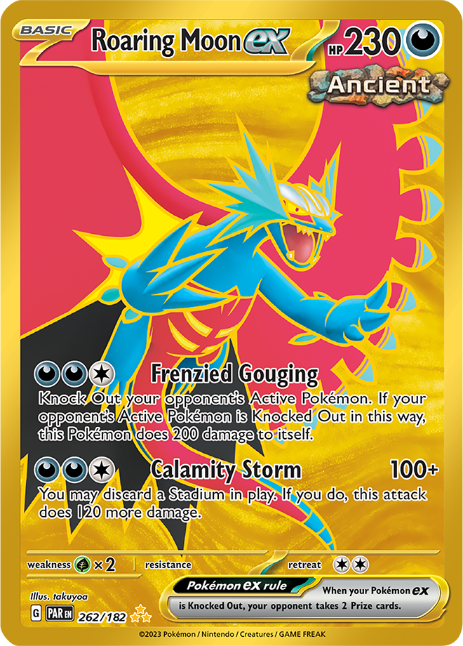 Roaring Moon ex - Paradox Rift - 262/182 - Hyper Rare