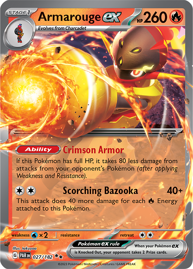 Armarouge ex - Paradox Rift - 027/182 - Double Rare