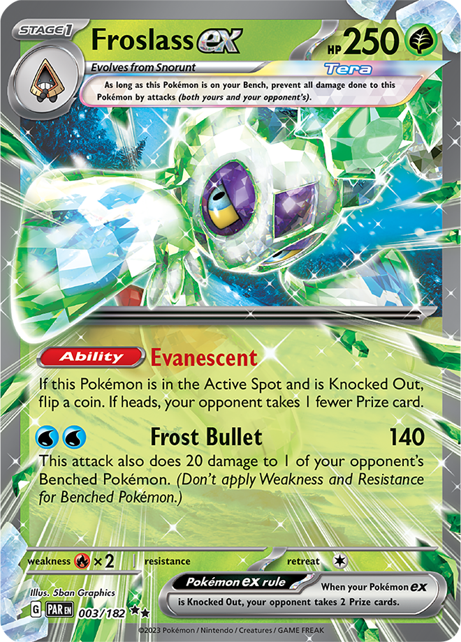Froslass ex - Paradox Rift - 003/182 - Double Rare