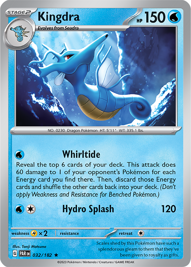 Kingdra - Paradox Rift - 032/182 - Rare