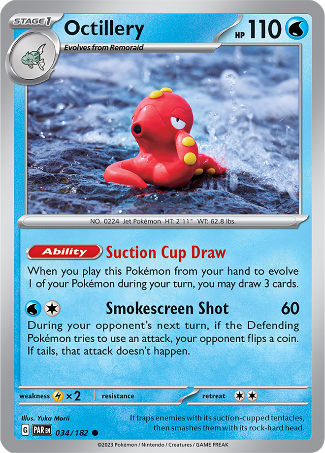 Octillery - Paradox Rift - 034/182 - Common