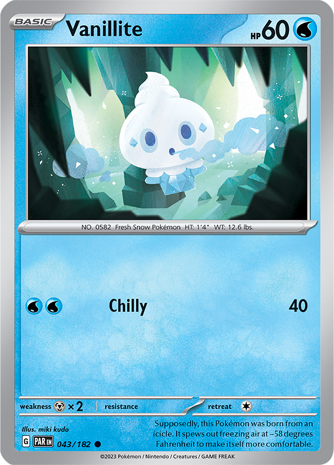 Vanillite - Paradox Rift - 043/182 - Common