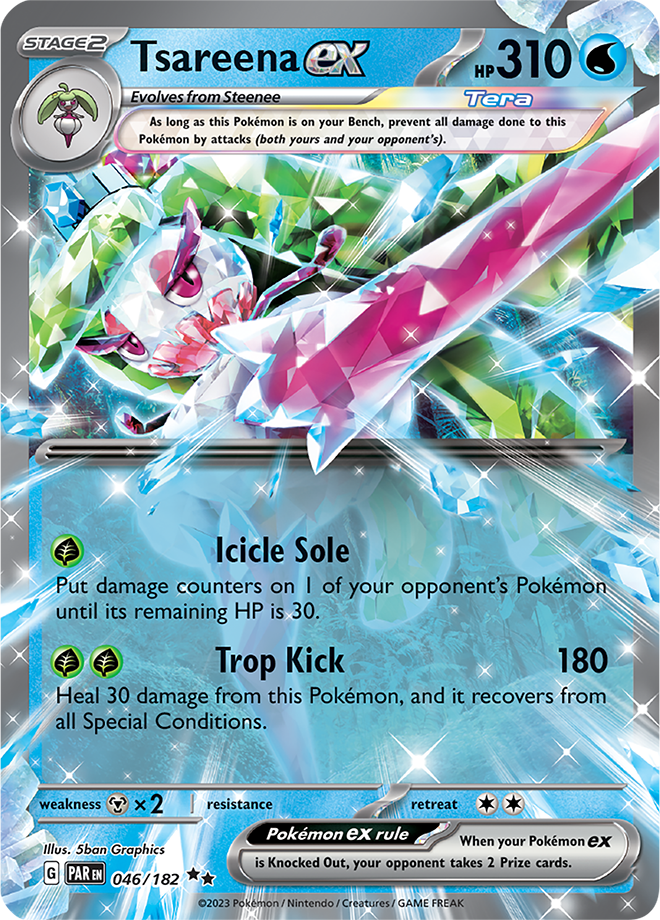 Tsareena ex - Paradox Rift - 046/182 - Double Rare