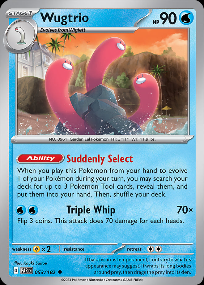 Wugtrio - Paradox Rift - 053/182 - Uncommon