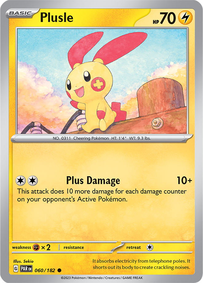 Plusle - Paradox Rift - 060/182 - Common