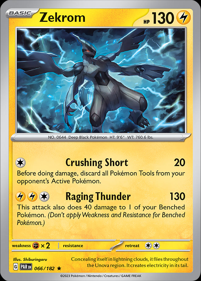 Zekrom - Paradox Rift - 066/182 - Rare
